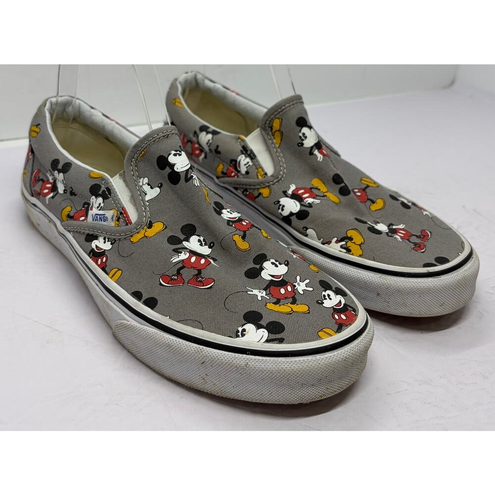Vans Off the Wall Unisex X Disney Classic Slip On Mickey Mouse Mens 8 Shoes